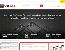 Tablet Screenshot of gridwall.com